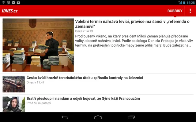 iDNES.cz android App screenshot 5